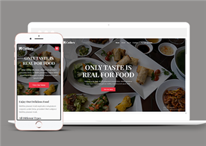 精美響應式美食餐廳HTML5網(wǎng)站模板-HTML5模板