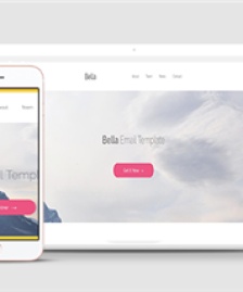 高級簡約質(zhì)感白色郵件通用HTML5模板下載
