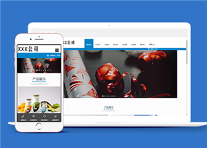 藍(lán)色幻燈主題包裝印刷設(shè)計(jì)公司網(wǎng)站模板-HTML5模板