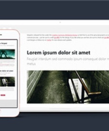 暗色系質(zhì)感UI的HTML5個人博客模板-HTML5模板