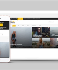 高端圖文展示新聞博客資訊類網(wǎng)站模板-HTML5模板