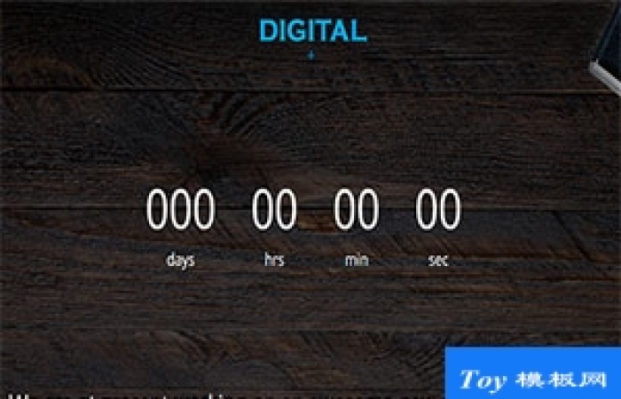 digital扁平干凈單頁精美背景圖片響應(yīng)式web網(wǎng)站模板-Toy模板網(wǎng)編號(hào)17211