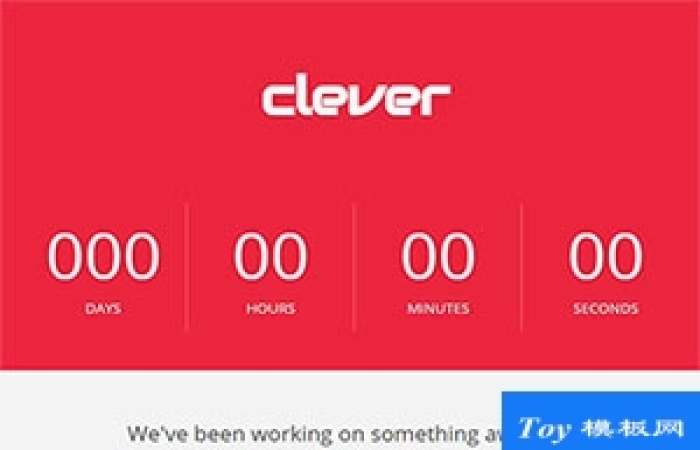 clever背景圖片簡單干凈多種設備兼容響應式網(wǎng)站模板-Toy模板網(wǎng)編號17231