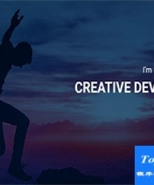 creative大氣酷炫云彩響應(yīng)公司企業(yè)單頁(yè)web網(wǎng)站模板