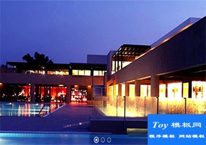 golden hotel紫色大氣酷炫響應(yīng)式網(wǎng)站模板-手機(jī)模板