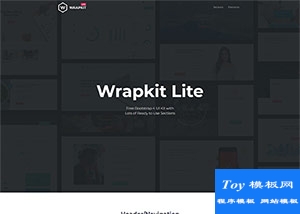 Free Bootstrap 4 UI Kit響應(yīng)式前端框架模板-HTML5模板
