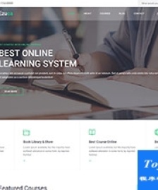網(wǎng)課在線培訓(xùn)大氣精品響應(yīng)式網(wǎng)頁模板