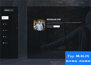 moonlight仿flash動(dòng)畫(huà)全屏展示模板-HTML5模板