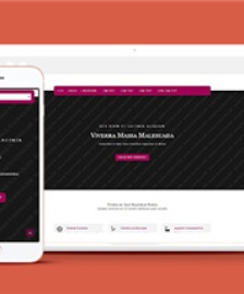 玫紅色洗發(fā)水公司HTML5網(wǎng)站模板-HTML5模板