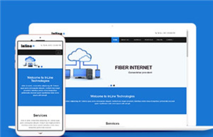 藍色風格云主機網(wǎng)站多頁面HTML5模板-Toy模板網(wǎng)編號14695