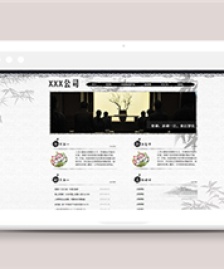 中國風水墨風格健康養(yǎng)生企業(yè)網(wǎng)站模板