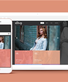 創(chuàng)意個性扁平化服裝企業(yè)官方網(wǎng)站模板-HTML5模板