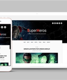 炫酷動(dòng)漫電影愛好者個(gè)人博客主頁網(wǎng)站模板-HTML5模板
