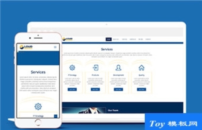 loud黃色干凈現(xiàn)代響應式公司企業(yè)自定義web網(wǎng)站模板-Toy模板網(wǎng)編號17152