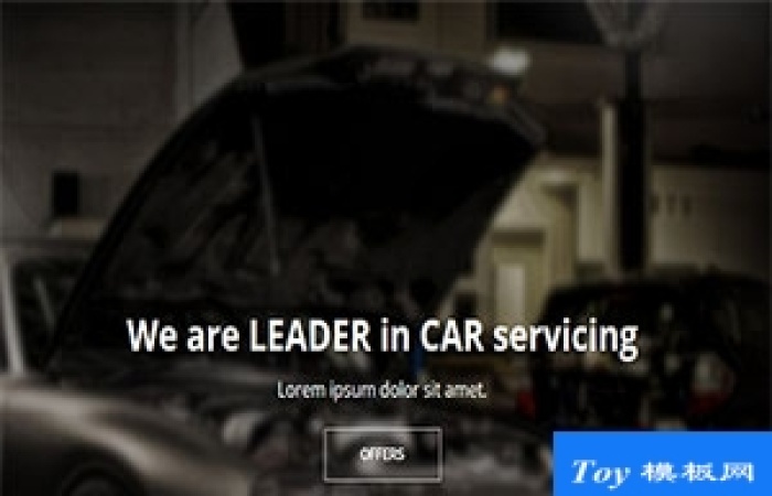 汽車維修car repair大氣酷炫完全響應式網(wǎng)站模板-Toy模板網(wǎng)編號17252