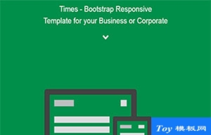 Times綠色簡約背景商業(yè)企業(yè)web網(wǎng)站模板-Toy模板網(wǎng)編號17352