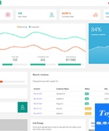 精品Bootstrap Admin Template下載[演示]