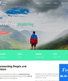個(gè)人徒步旅行日記html5模板