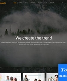 寬屏大氣廣告?zhèn)髅郊瘓F(tuán)企業(yè)官網(wǎng)模板-HTML5模板