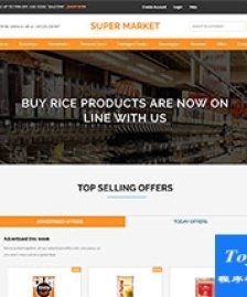 生活超市打折促銷網(wǎng)店商城模板-HTML5模板