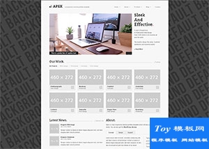 簡潔幻燈外貿(mào)軟件開發(fā)響應(yīng)式整站模板-HTML5模板