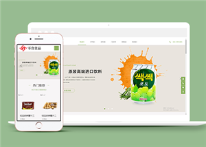 響應(yīng)式進(jìn)口食品零食類企業(yè)前端模板下載-前端模板