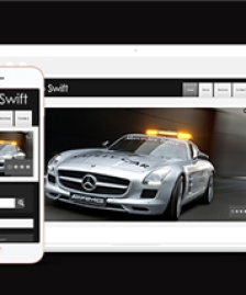 黑色高端汽車美容修理公司網(wǎng)站模板-HTML5模板