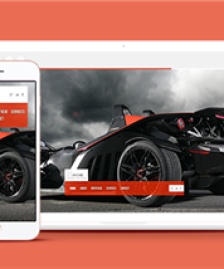 藍色清新個性的HTML5網(wǎng)頁模版