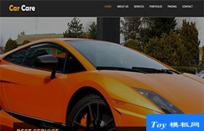 car care汽車展廳響應(yīng)式布局設(shè)計(jì)web多頁(yè)網(wǎng)站模板-Toy模板網(wǎng)編號(hào)17313