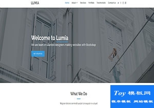 Lumia現(xiàn)代化小型企業(yè)在線業(yè)務(wù)響應(yīng)式網(wǎng)站模板-HTML5模板