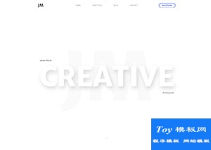 Photoshop design設計師個人作品集模板-HTML5模板