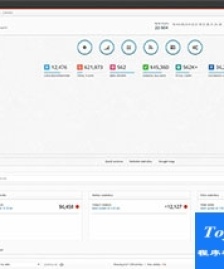 淺灰色UI設計bootstrap后臺模板