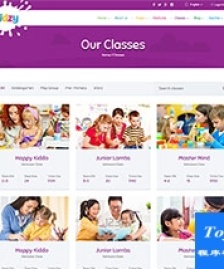 Kids幼教少兒企業(yè)網(wǎng)站模板