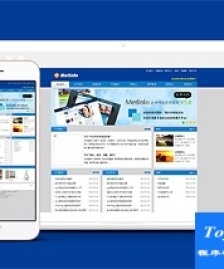 藍(lán)色通用簡(jiǎn)單企業(yè)整站html模板