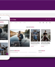 響應(yīng)式旅游生活日志記錄博客網(wǎng)站html模板-HTML5模板
