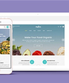 Bootstrap精美有機食品商店網(wǎng)站模板