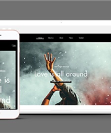 彩色幻想藝術音樂節(jié)報名引導式網(wǎng)站模板-HTML5模板