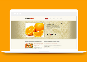 新鮮水果蔬菜圖文排版優(yōu)惠促銷宣傳網(wǎng)店模板-HTML5模板