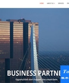 tokyo大氣藍色高樓城市響應(yīng)式企業(yè)web網(wǎng)站模板