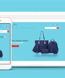 手提包背包奢侈品類網(wǎng)站模板-HTML5模板