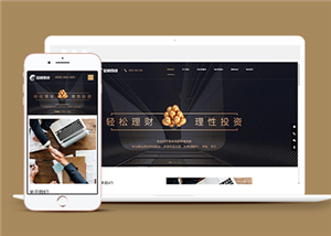 響應(yīng)式理財金融機(jī)構(gòu)類企業(yè)前端CMS模板下載-前端模板