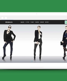 黑色響應(yīng)式高端服裝展示類前端模板下載
