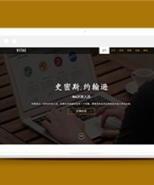 單頁展示推廣類企業(yè)前端模板下載