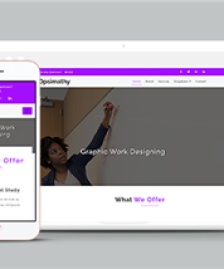 紫色全屏設計技能教育培訓機構網(wǎng)站模板-HTML5模板