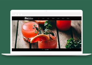 黑色ui品牌茶飲料機(jī)構(gòu)響應(yīng)式網(wǎng)站模板-HTML5模板