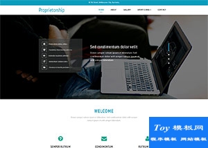 寬屏響應(yīng)式市場營銷公司網(wǎng)頁模板-HTML5模板