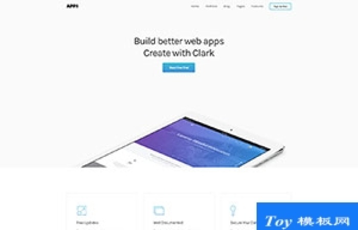 Build web apps 開發(fā)公司官網(wǎng)模板-Toy模板網(wǎng)編號(hào)18734