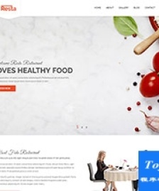 健康food西餐廳外賣點(diǎn)餐企業(yè)模板-HTML5模板