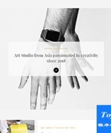 極簡(jiǎn)黑白設(shè)計(jì)藝術(shù)品展覽響應(yīng)式模板-HTML5模板
