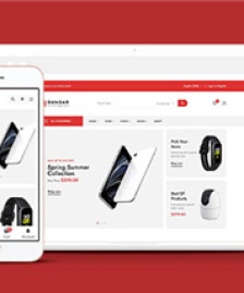 電子數(shù)碼商店網(wǎng)站HTML5模板下載